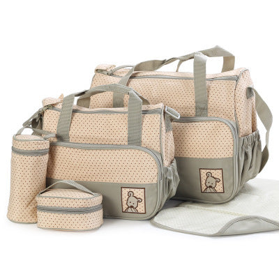 Baby Diaper Bag Suits For Mom Baby Bottle Holder Mother Mummy Stroller Maternity Nappy Bags Sets - My Store