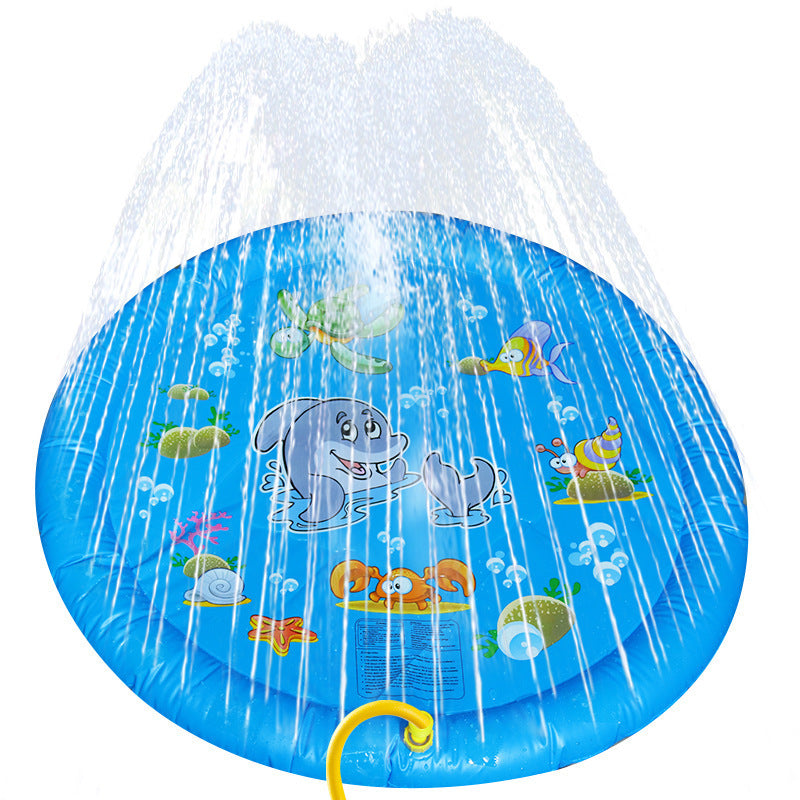 Non-Slip Splash Pad For Kids And Pet Dog Summer Outdoor Water Fountain Play Mat - My Store