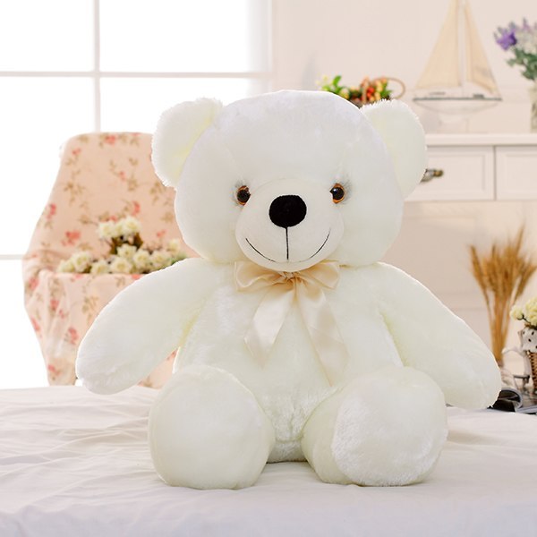 Light Up LED Teddy Bear Stuffed Animals Plush Toy Colorful Glowing For Kids - My Store