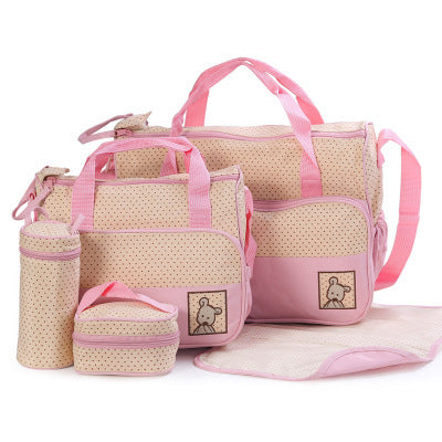 Baby Diaper Bag Suits For Mom Baby Bottle Holder Mother Mummy Stroller Maternity Nappy Bags Sets - My Store