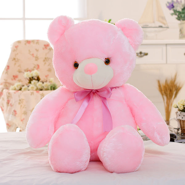 Light Up LED Teddy Bear Stuffed Animals Plush Toy Colorful Glowing For Kids - My Store