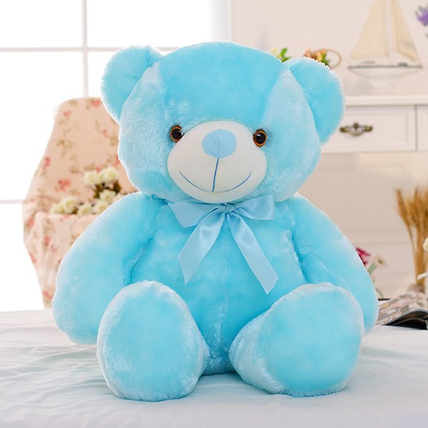 Light Up LED Teddy Bear Stuffed Animals Plush Toy Colorful Glowing For Kids - My Store