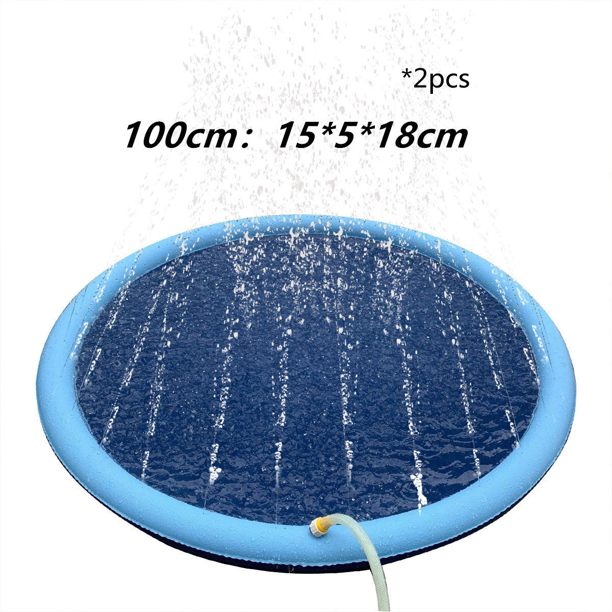 Non-Slip Splash Pad For Kids And Pet Dog Summer Outdoor Water Fountain Play Mat - My Store