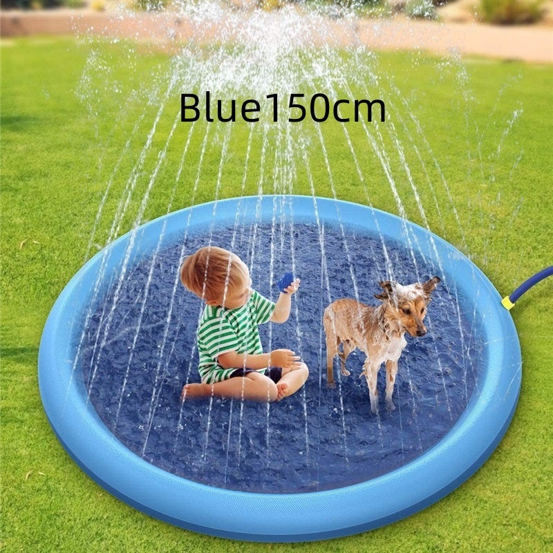 Non-Slip Splash Pad For Kids And Pet Dog Summer Outdoor Water Fountain Play Mat - My Store